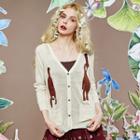Applique Knit Cardigan