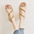 Glitter Strap Sandals