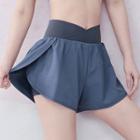 High-waist Wide Leg Sweatshorts