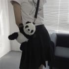 Furry Panda Crossbody Bag Panda - One Size
