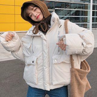 Fleece Standing Collar Jacket