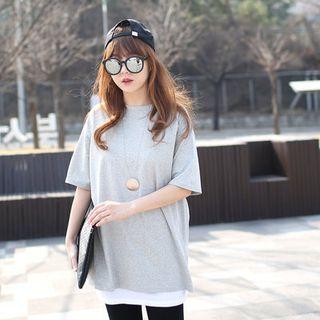 Short-sleeve Crew-neck Boxy-fit T-shirt