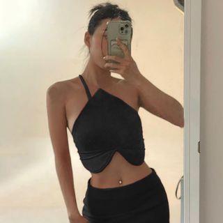 Asymmetrical Spade Camisole Top