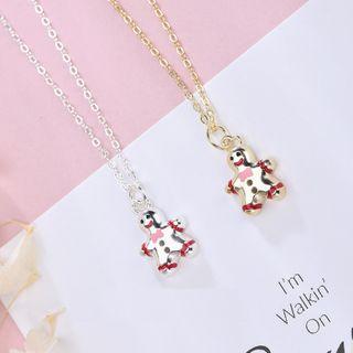 925 Sterling Silver Gingerbread Pendant Necklace