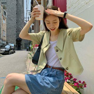 Chelsea-collar Short Jacket