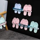 Set Of 1 / 2 / 3: Adhesive Plastic Slipper Organizer