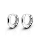Polished Mini Hoop Earring 1 Pair - As Shown In Figure - One Size