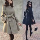 Tie Waist Coat Dress