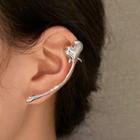 Alloy Heart Ear Cuff Left - 1 Pc - - One Size