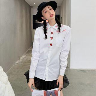 Long-sleeve Heart Shirt