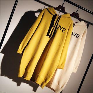 Love Hooded Knit Dress