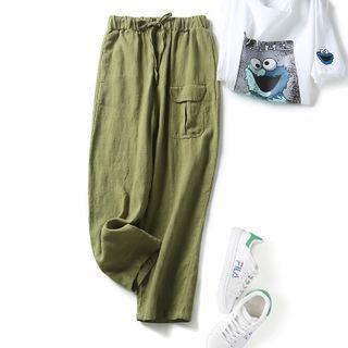 Linen Straight Fit Jeans