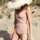 Belt-waist Swimsuit