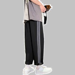 Taped Straight-leg Pants