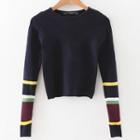 Long-sleeve Stripe-detail Sweater