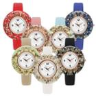 Glitter Resin Strap Watch