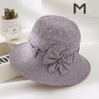 Flower Color-block Bucket Hat