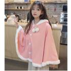 Rabbit Ear Accent Hooded Cape