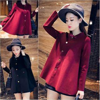 Buttoned Jacket Red - One Size