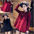 Buttoned Jacket Red - One Size
