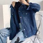 Woven Loose-fit Shirt Jacket