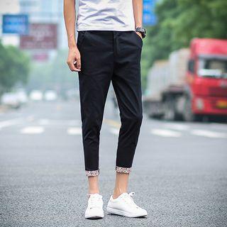 Panel Straight-leg Carpi Pants
