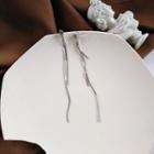 Alloy Fringed Earring 1 Pair - S925 Silver - As Shown In Figure - One Size