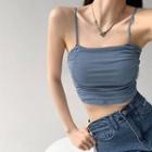 Skinny Ruched Camisole Top In 8 Colors