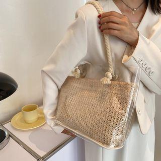 Pvc Straw Tote Bag