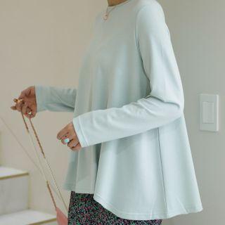 Crew-neck A-line Top