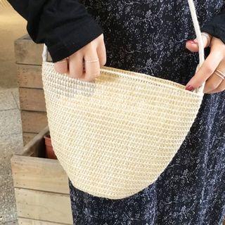 Crossbody Straw Bag