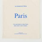 Paris Printed Canvas Shopper Bag