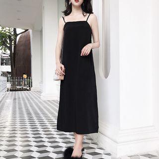 Plain Light Jacket / Plain Spaghetti Strap Dress