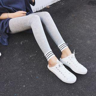 Striped Hem Leggings