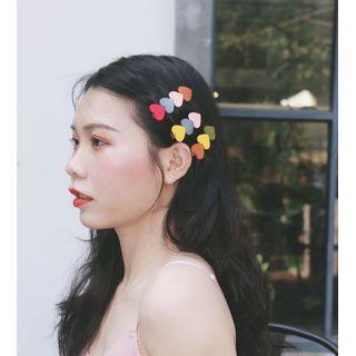 Wooden Heart Hair Clip