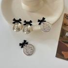 Bow Bear Drop Earring
