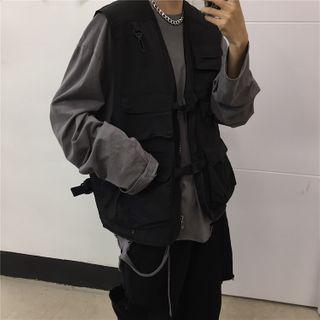 Couple Matching Safari Zip Vest