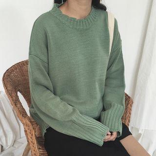 Long-sleeve Loose-fit Knit Sweater