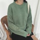 Long-sleeve Loose-fit Knit Sweater