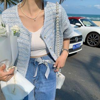 Tweed Short-sleeve Jacket