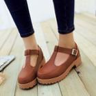 T-bar Buckled Shoes