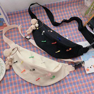 Pin Accent Waist Bag