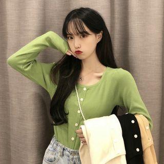 Button Accent Sweater