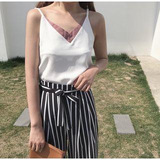 Color Panel Camisole Top