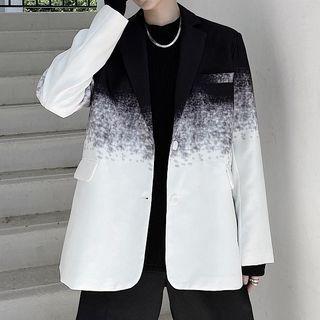 Single Breasted Gradient Blazer