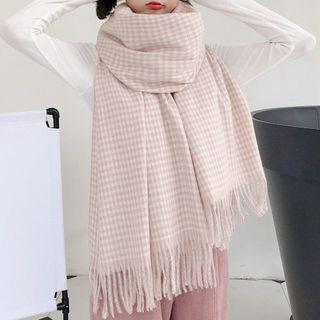 Plaid Scarf Plaid - Coffee - One Size