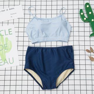 Two-tone 2-piece Swimsuit