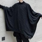 Triangle Print Sweatshirt Black - One Size
