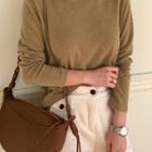 Round-neck Woolen T-shirt