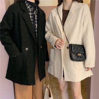 Double-breasted Thick Blazer